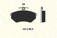 On Fren Balatası Cordoba 96>99 Ibıza 93> Toledo 92>98