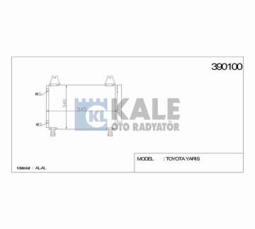 RADYATÖR KLİMA YARIS 06-12 BENZİNLİ