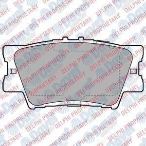 ARKA FREN BALATASI TOYOTA RAV 4 III 06-11 CAMRY 06-11