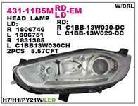 ON FAR SAG FORD FIESTA 13- GUNDUZ SURUS LAMBALI , MERCEKLİ  LEDLI