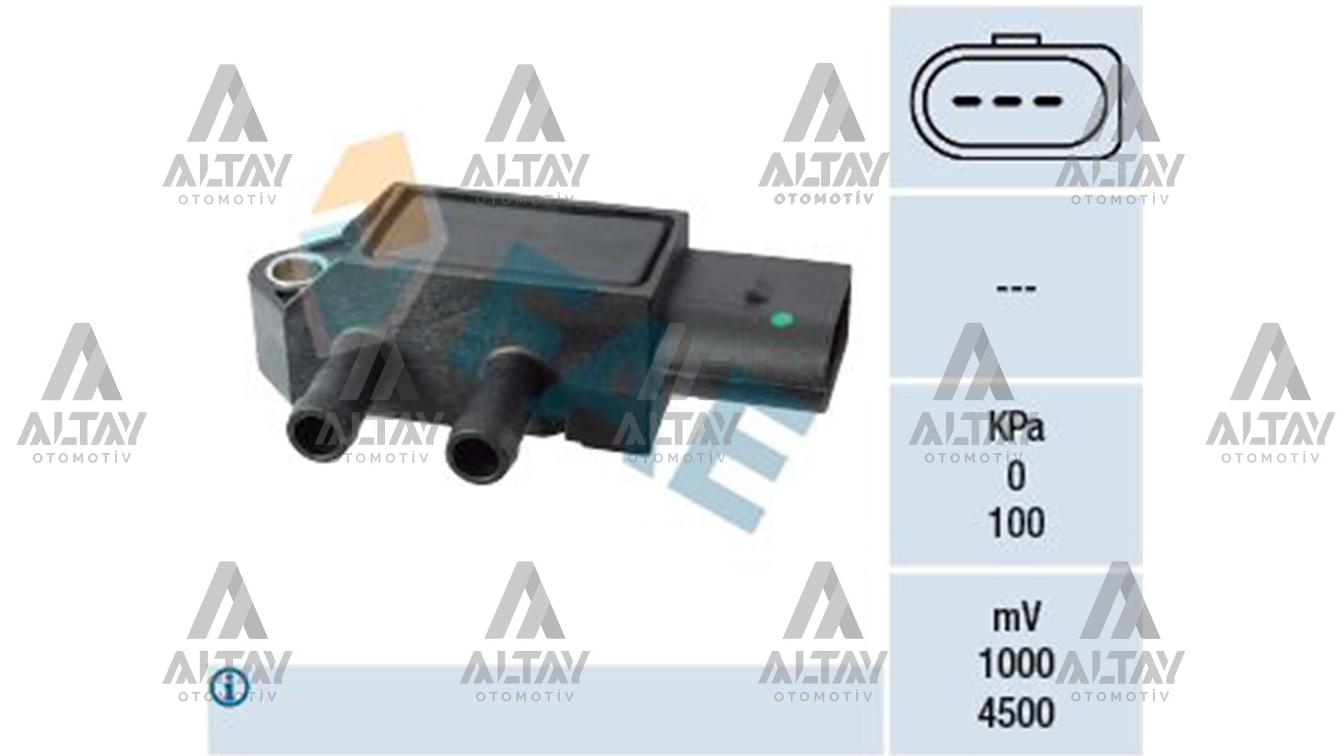 SENSÖR EGZOZ BASINÇ GOLF7 / CRAFTER / A4 / JETTA / PASSAT 08=> CAGA-CAHA-CKUB-CLHA-CLHB-CRKB 1.6 TDİ-2.0 TDİ