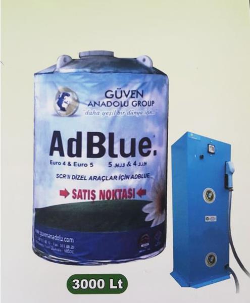 EDBLUE KATALİTİK VE KONVEKTÖR TEMİZLEME SIVISI 3.000 LT (3 TON) (TANK VE POMPA İLE BERABER)