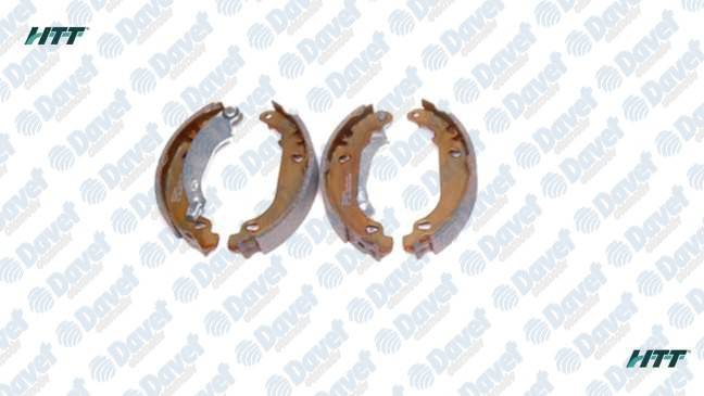 Arka Fren Balatası (Pabuc) P206 P206+ (T3E) 1,1 1,4 1,4Hdı 1,6 1,9D Abs 98> Bosch Tıpı (180×32)