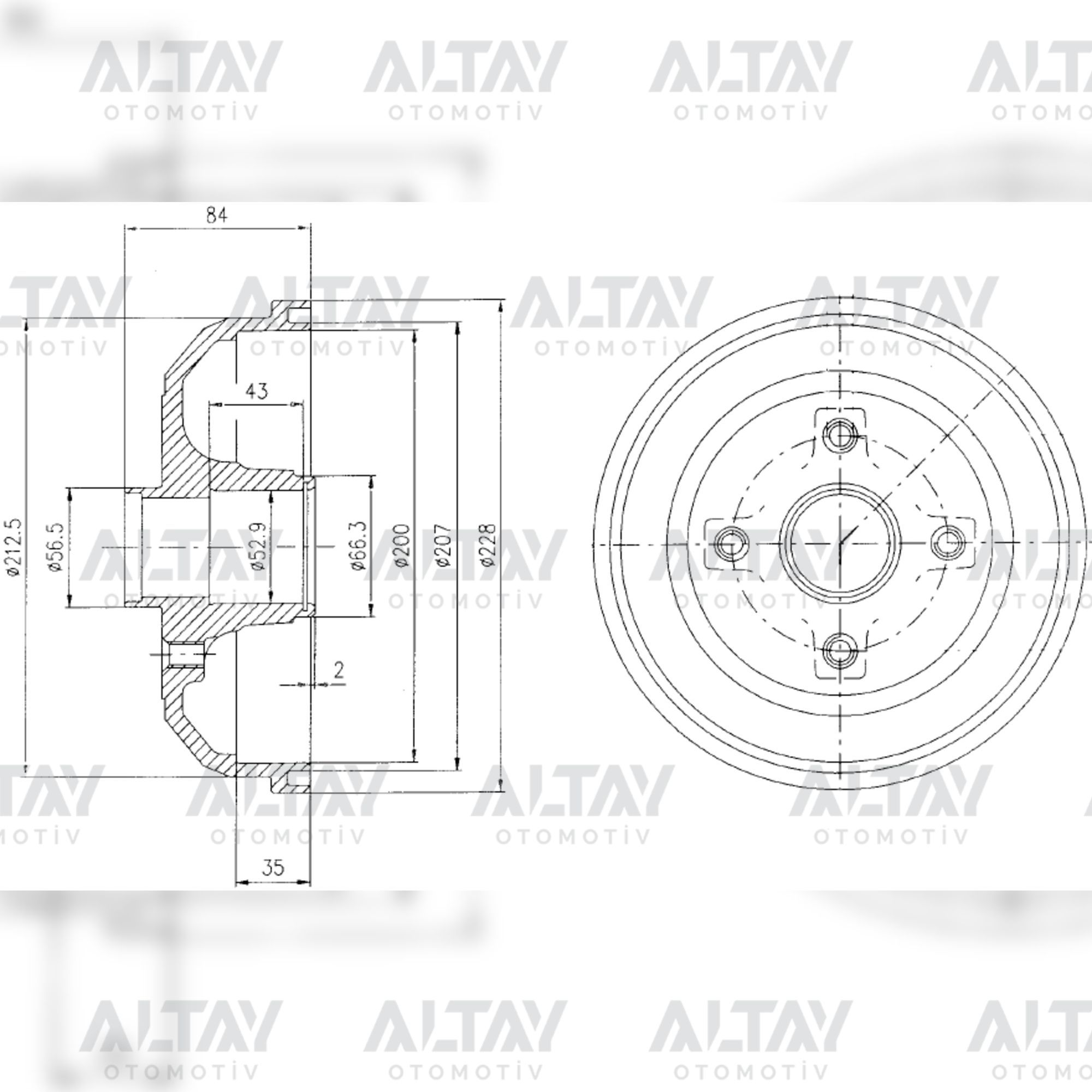 FREN KAMPANASI CORSA C 02-10 ABS SİZ ARKA