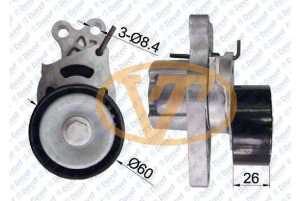 Alternator Gergı Rulmanı Kutuklu P206 P206+ T3E Xsara Iı Xsara Pıcasso Tu3A 1.4 1.6 8V / 16V Partner Iı Berlıngo Iı 1.4 8V 1.6 16V Cap:60Mm. Yukseklık: 26Mm