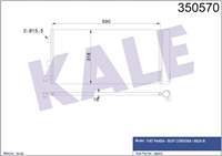 KLIMA RADYATORU BRAZING (FIAT: PANDA  1.1  1.2  07-11)