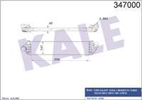 TURBO RADYATORU İNTERCOOLER (FORD: MONDEO KUGA / S-MAX  1.6 1.8 TDCI  08- / VOLVO(S60-S80-V60) (11-) (D4162T)