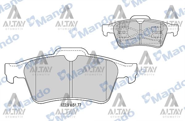 FREN BALATA CONNECT 02=> / PRIMERA 03=> P12 / LAGUNA II 01-07 ARKA