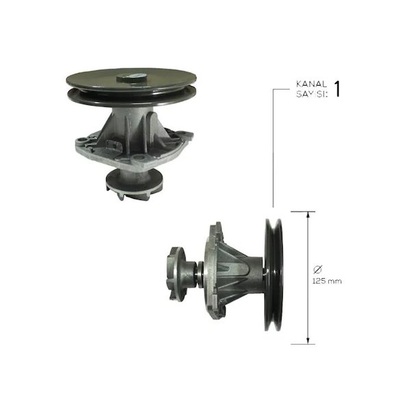 DEVİRDAİM TEMPRA 1.4-1.6 TİPO 1.4İE-1.4-1.6İE (87-95) UNO 1.4 (89-92) (SARI KASNAK)