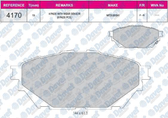 ON / ARKA FREN BALATASI FUSO CANTER TFB75 TFB85 EURO5 10> TEMSA PRESTIJ 10>