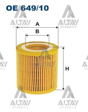 YAĞ FİLTRESİ F20 / F21 / F22 / F23 / / F30 / F31 / F34 / F35 / 4F32 / F33 / F36 / F10 / F11 / F18 / X1 E84 97-04