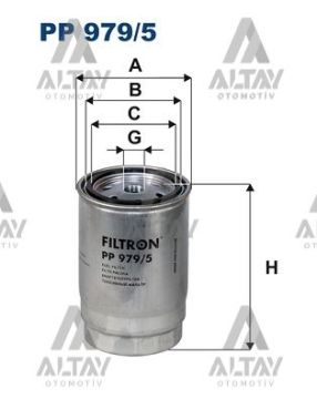 YAKIT FİLTRESİ (MAZOT) TUCSON 15=> 2.0 / IX-20 1.4 / 1.6 DİZEL / SPORTAGE 16=> 2.0