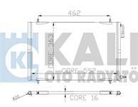KLIMA RADYATORU (PEUGEOT: 206 1.4 1.6 2.0 1.4HDI 98-03) vidalı