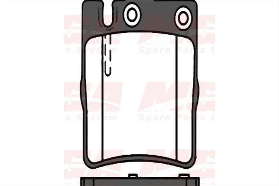 FREN BALATASI ( MERCEDES W203-W209 SPORT / W210 ARKA TEK PIM )