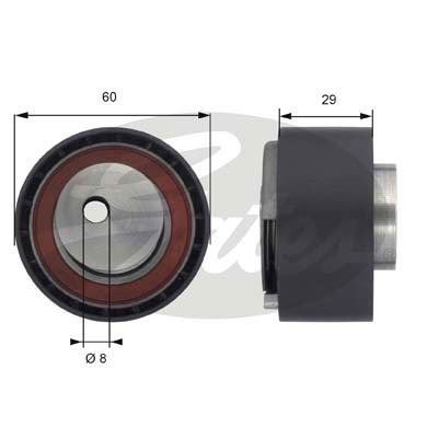 T43055 POWERGRIP TENSIONER