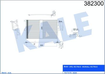 Klıma Radyatoru Vectra B (625×370×20)