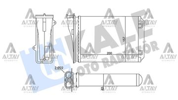 RADYATÖR KALORİFER 208 / 2008 / C3 12=>