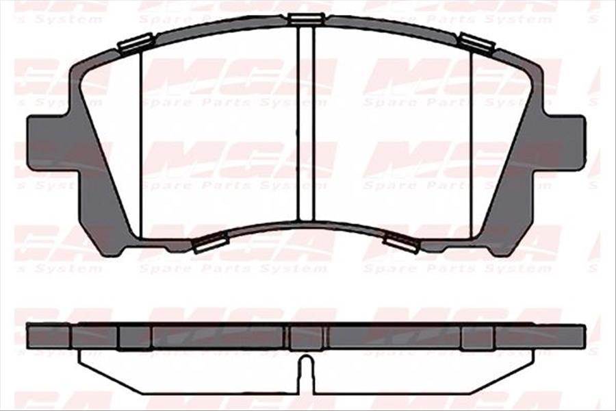 BALATA FREN ON-(SUBARU: IMPREZA 94>00 4WD/LEGACY 94>03/OUTBACK 00>03/FORESTER 98>02  )
