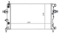 Su Radyatoru Mekanik Man. - ( Opel : Astra G Zafıra 1.4 1.6 1.8 2.0 98-- ) 610×378×23