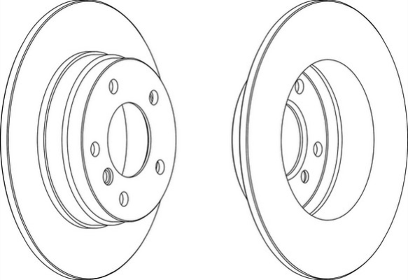 Fren Dıskı Arka Duz 280 Mm  ( Bmw : E36 )