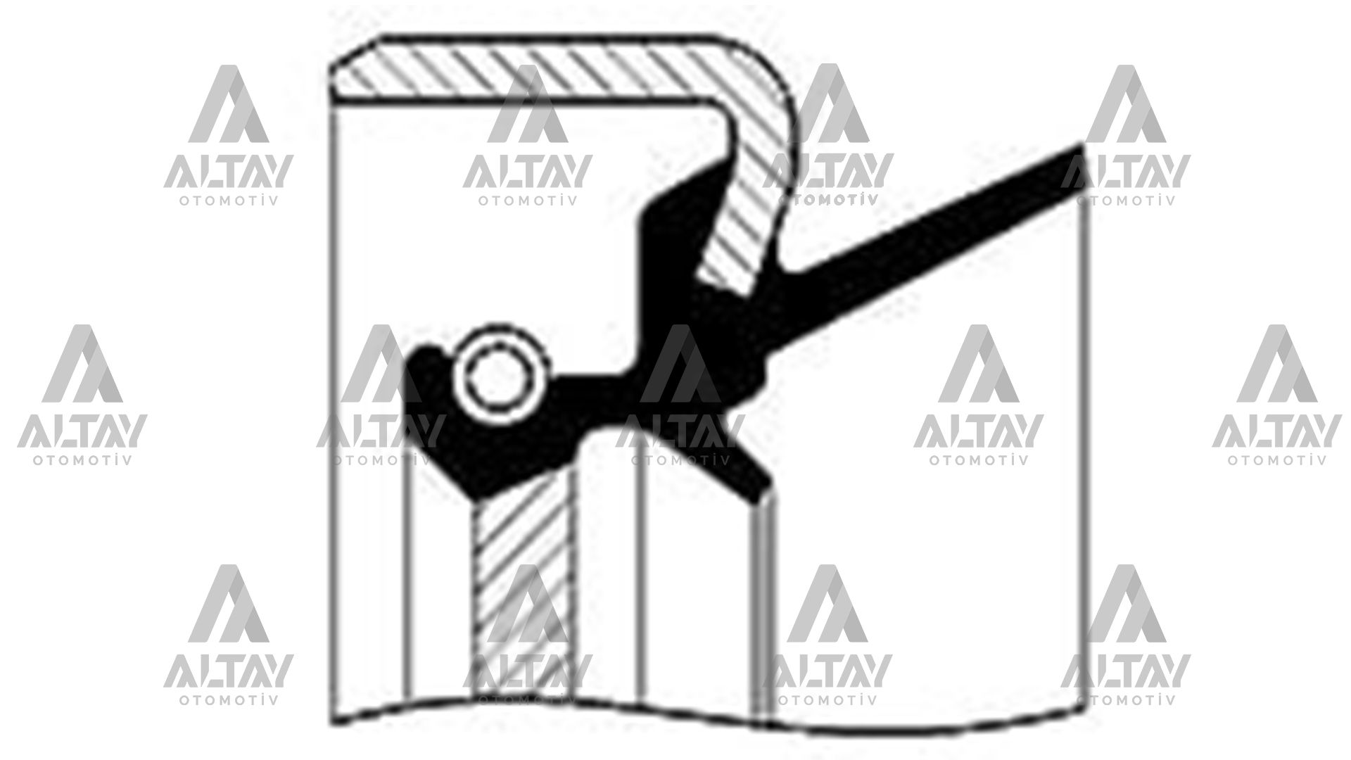 KEÇE DİFRANSİYEL H-100 KAMYONET 97-04 / L300 90-08 ÖN (45x72x12x19,5)