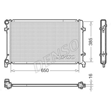 MOTOR RADYATORU GOLF V JETTA III PASSAT TOURAN CADDY III A3 ALTEA LEON TOLEDO III OCTAVIA 1,4 1,6 2,0 00>16