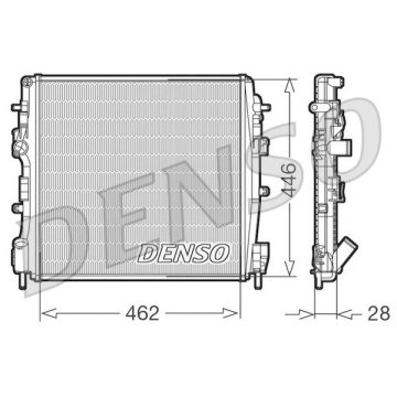 Radyatör Kangoo 1.5Dcı (K9K) 01=> (Ac+Klimasız+Mek) (470X461X34)