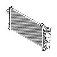 RADYATÖR PUNTO 1.4 03>(MEK+AC+KLİMASIZ) (582x322x34)