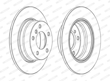 FREN DISKI ARKA BMW E81-E87 116I 118D 118I TAKIM