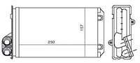 KALORIFER RADYATORU MEKANİK ( PEUGEOT : 406 TUM MODELLER ) 250×157