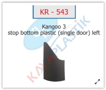 STOP ALT PLASTİĞİ SOL (TEK KAPI) KNG 3
