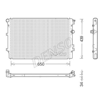 Radyatör Tıguan 1.4-2.0Tsı-2.0Tfsı-2.0Tdı 07=> Sharan 1.4-2.0Tsı 10=>