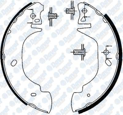 ARKA FREN PABUCLU BALATA TRANSIT T12 2.5D 94>00
