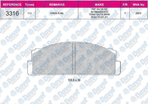 ON FREN BALATASI M124 M131