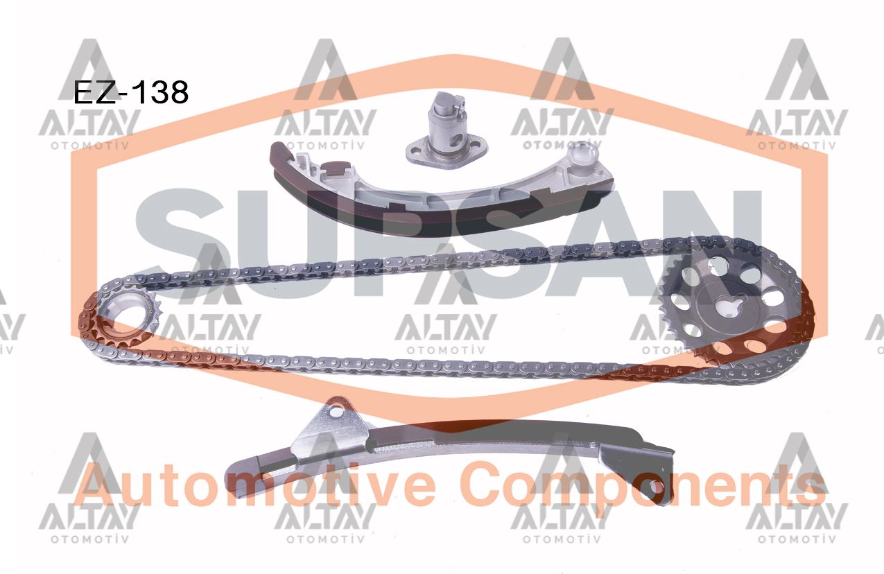EKSANTRİK ZİNCİR SETİ COROLLA 02-06 1.4 - 1.6 / AVENSIS 03-08 1.6 / BENZINLI / 1ZZFE/ 3ZZFE / 4ZZFE (6 PARÇA)