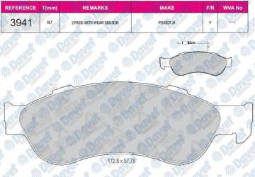 FREN BALATASI ON PEUGEOT J9 PREMIER 2.8 2007->