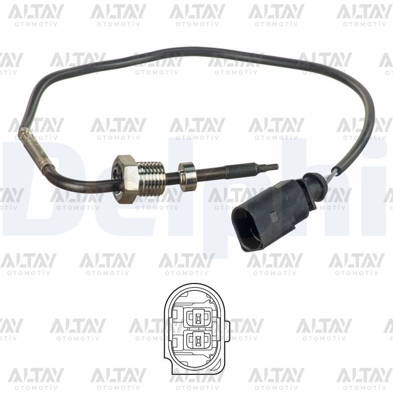 SENSOR EGZOZ SICAKLIK A4 / A5 / A6 / A7 / Q7 / TOUAREG 04-12 BKS-CASA-CATA-CJGA-BPP-BUN-BUG 2,7 TDI-3.0 TDI (TURBO ONCESI)