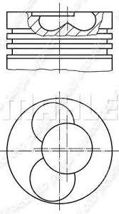 Motor Piston+Segman (Std) Vw-T5 2.5 Tdı Avr Volt A-6 Lt 35 (Adet) (81.01)