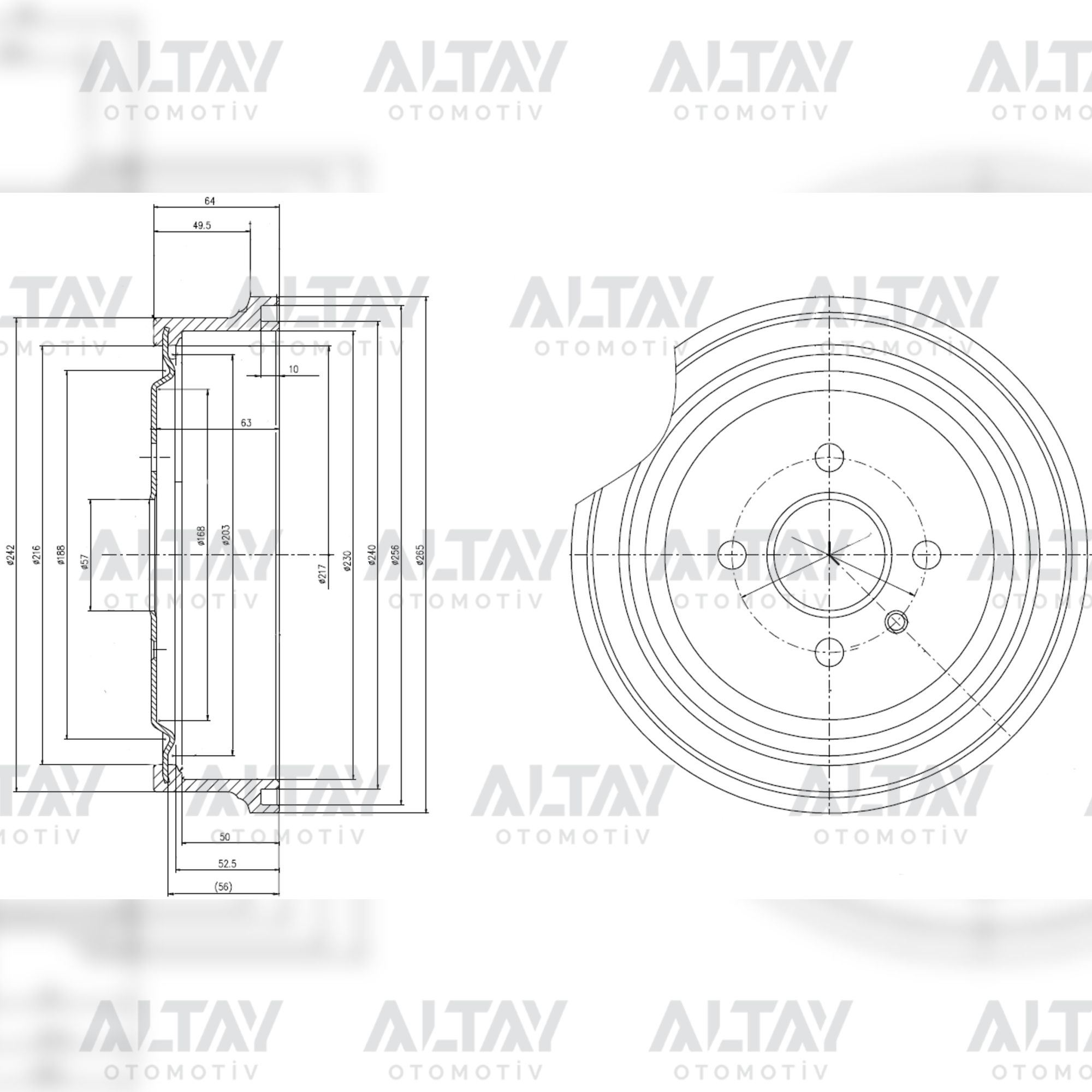 FREN KAMPANA ARKA ASTRA F / ASTRA G / ASTRA H / CORSA C 1.4-1.6-1.8