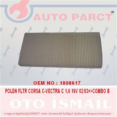 POLEN FİLTRESİ (KARBONLU) COMBO 01=>CORSA C 00=>VECTRA C 02=>TIGRA 04=>1.4-1.6-1.8-16V-1.2-2.0DTI