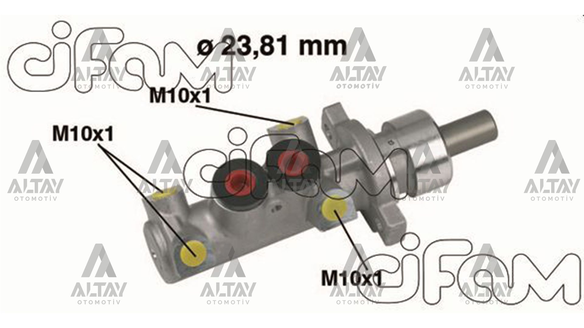 FREN ANA MERKEZ PEUGEOT PARTNER 96-08 1.9D ALUMINYUM 23,81mm