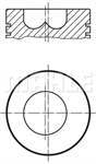 Pıston + Segman Std 88.00Mm ( Fıat : Ducato 2.3/ Euro 3 2002->)