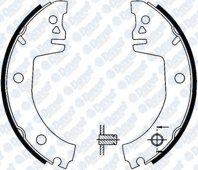 ARKA FREN BALATASI PABUCLU FAVORIT 89-97 FELICIA 200X32MM