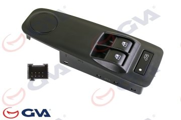 Cam Açma Anahtarı Fıat Ducato Iıı Sol (Çiftli-Çerçeveli-Merkezi Kilit Düğmeli)