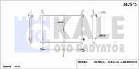 Klıma Radyatoru (Kondanser) Koleos 2.0Dcı 08>