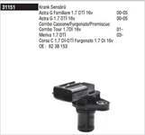 KRANK DEVIR SENSORU (OPEL : CORSA C 1.7DI DTI 00-09)
