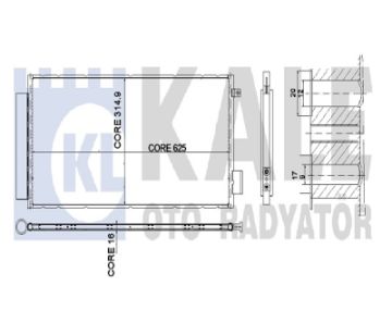 Klima Radyatörü Kondenser Egea Bm