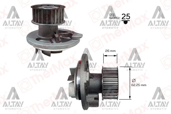 DEVİRDAİM VECTRA A    88-95 / VECTRA B 96-02 / 1.8-2.0 (X20XEV-X18XE)