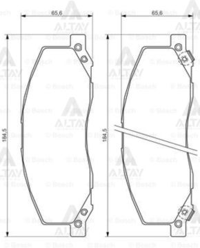 FREN BALATA INSIGNIA A A14NET-B14NET-A16XER-B16DTH (17'')  ÖN