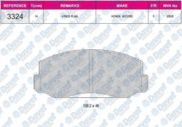 ON FREN BALATA CIVIC 80>84